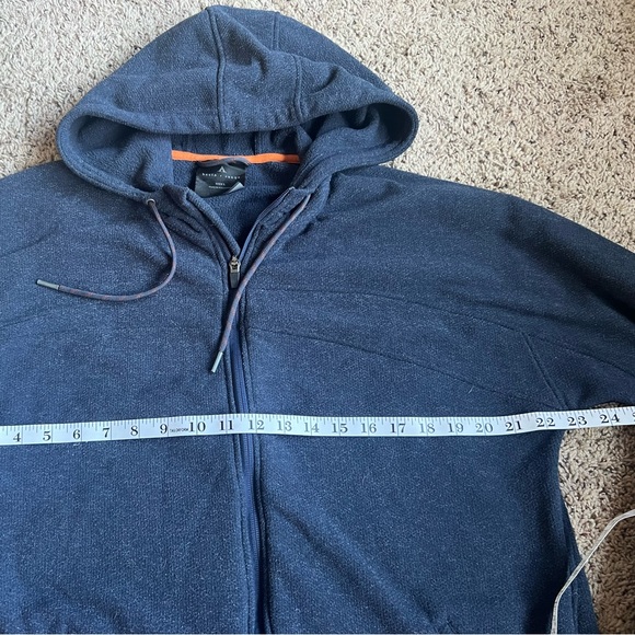 Basin + Range Full Zip Hoodie Sweatshirt Blue And - Picture 4 of 6